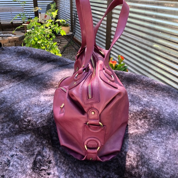 Ted Baker Satchel Raspberry - Picture 4 of 10